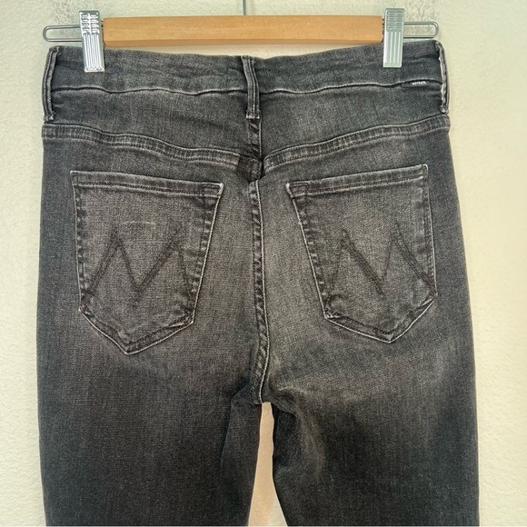 Mother High Waisted Looker Ankle Fray jeans Night Hawk 26 - Picture 10 of 15